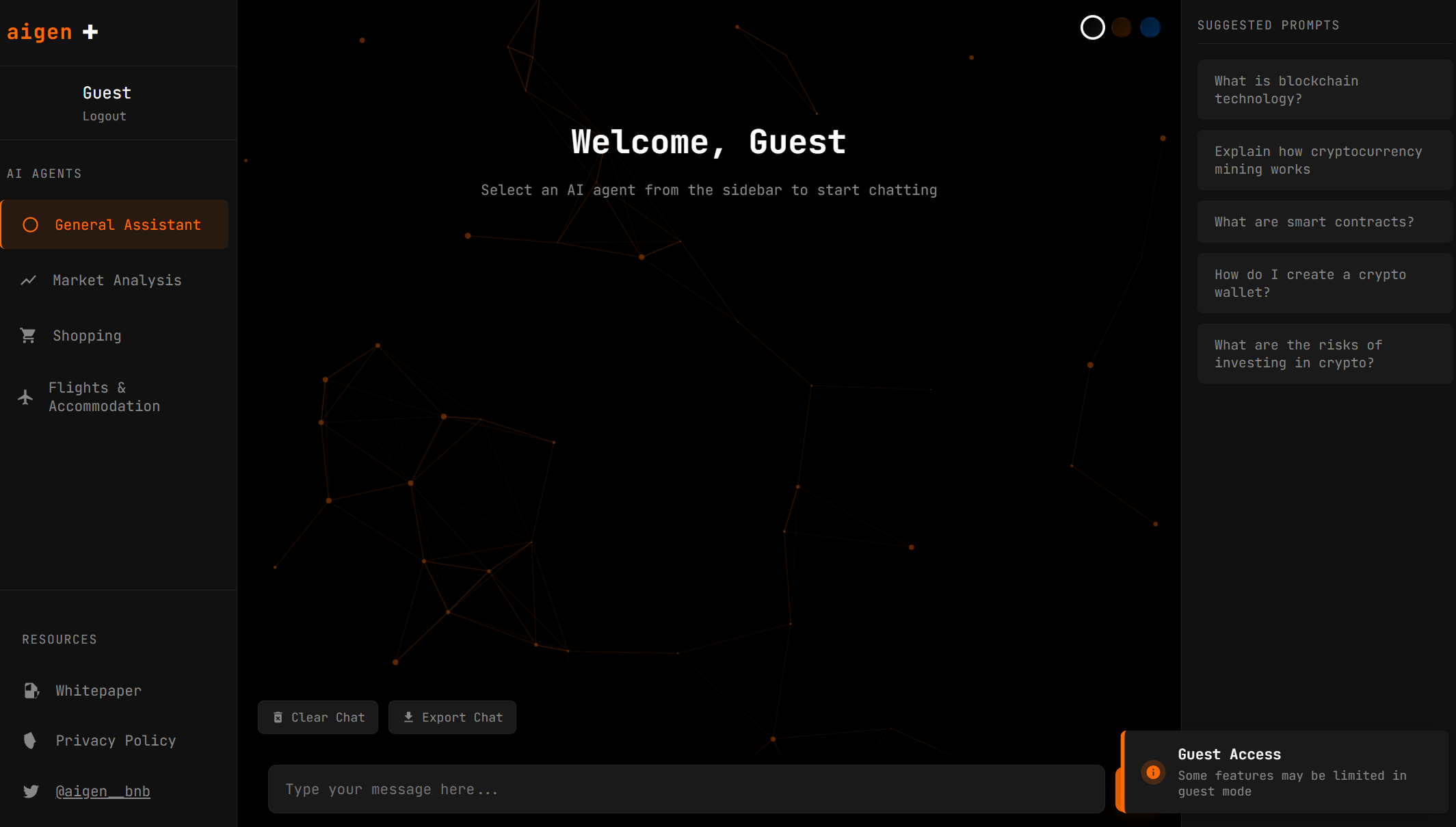 Neur Agent Interface